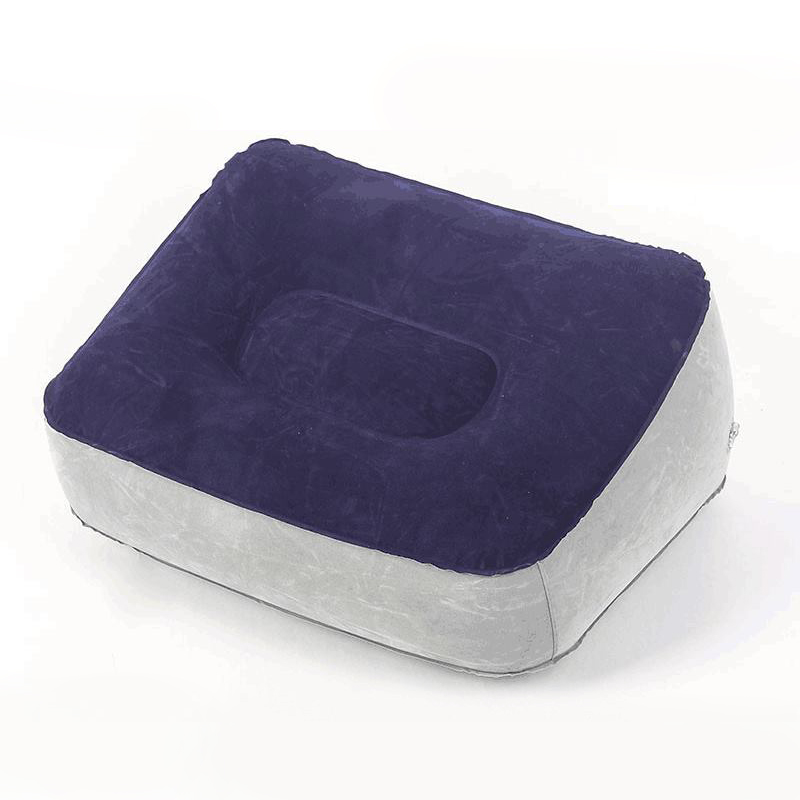 Footrest Under Desk - Repose-pieds gonflable 1 pièce, coussin doux