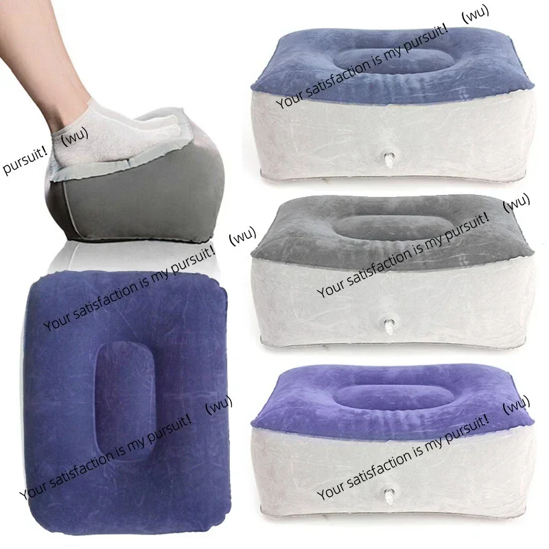 Footrest Under Desk - Repose-pieds gonflable en PVC, coussin d'air