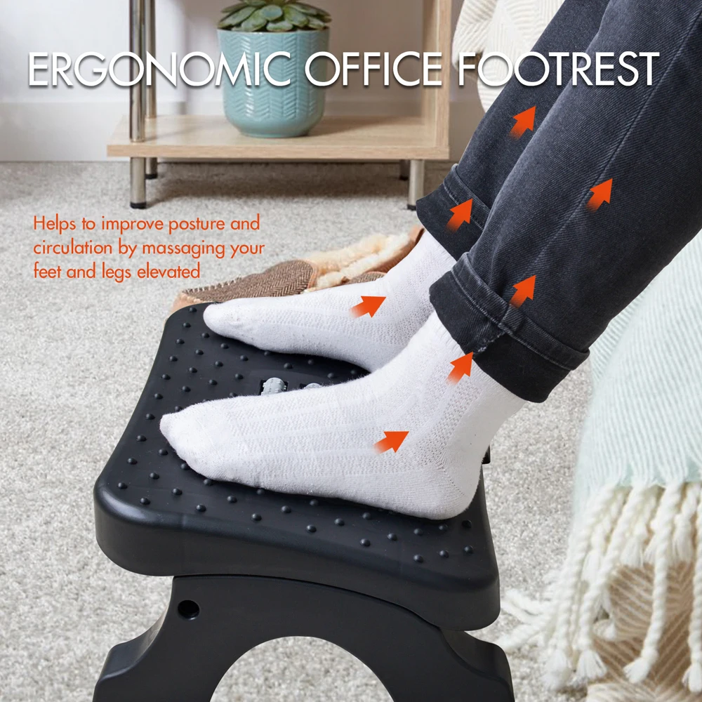 Footrest Under Desk - Repose-pieds ergonomique sous le bureau avec