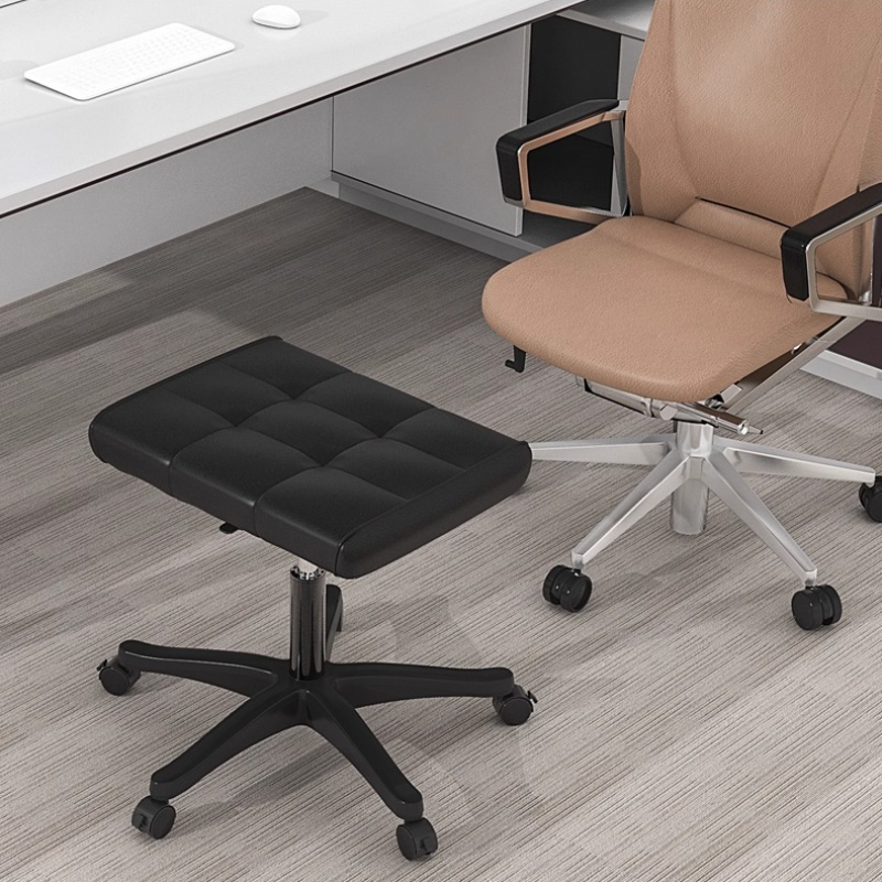 Footrest Under Desk - Tabouret repose-pieds moderne, pouf réglable polyvalent,