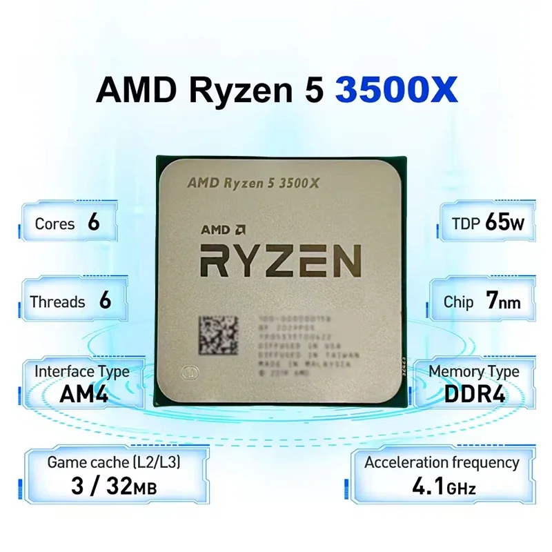 AMD Ryzen 5 3500X 3,6 GHz 6 cœ - Esports Gaming Pc Build avis et prix