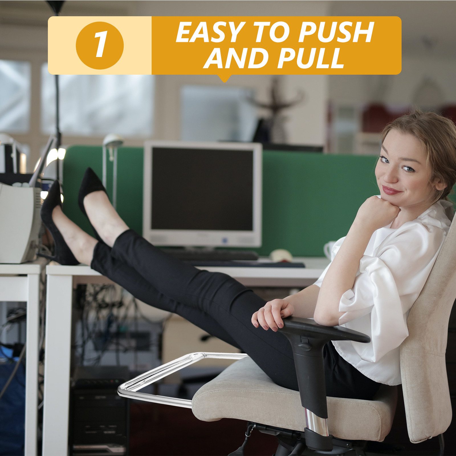 Repose-pieds en acier inoxydab - Footrest Under Desk avis et prix