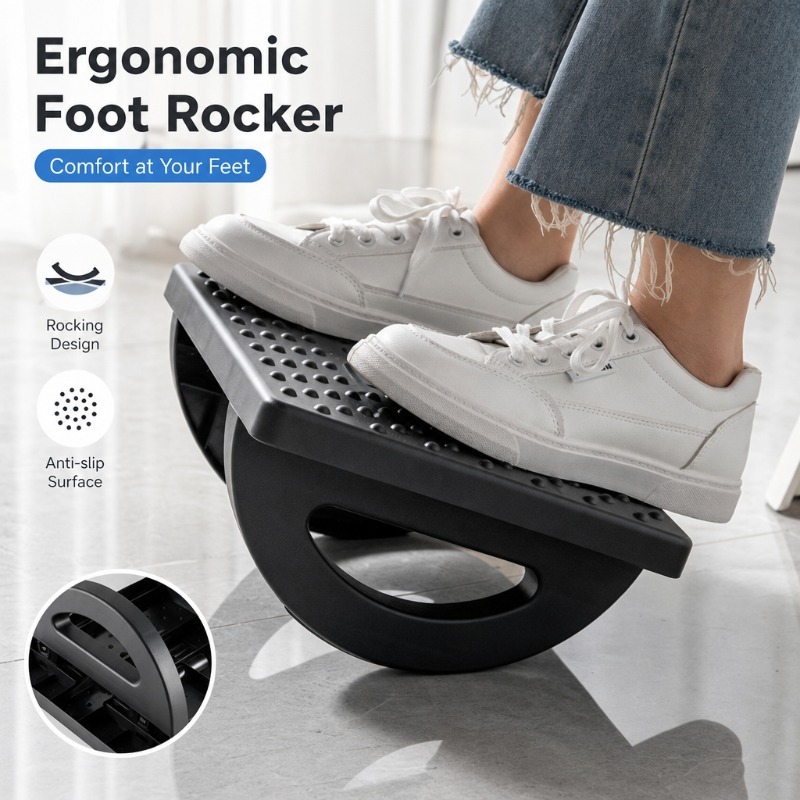 Repose-pieds ergonomique sous  - Footrest Under Desk avis et prix